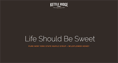 Desktop Screenshot of kettleridgefarm.com